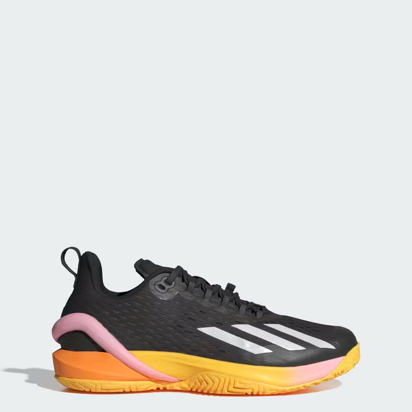 Giày Tennis Pickleball Adidas Adizero Cybersonic | IF0436 / Aurora Black / Zero Metalic / Spark