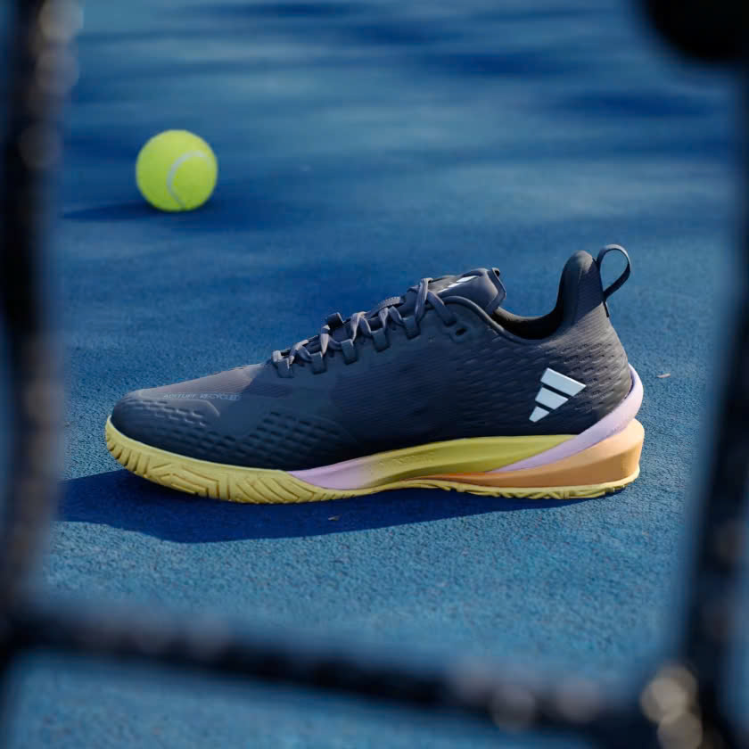 Giày Tennis Pickleball Adidas Adizero Cybersonic | IF0436 / Aurora Black / Zero Metalic / Spark