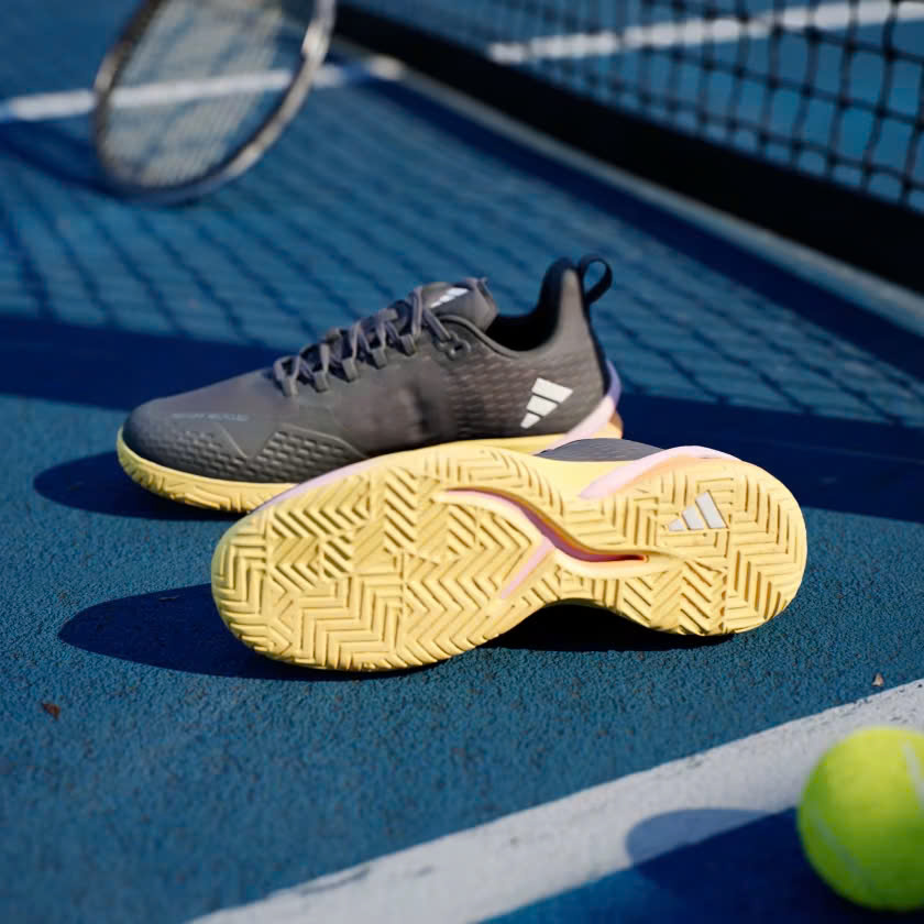 Giày Tennis Pickleball Adidas Adizero Cybersonic | IF0436 / Aurora Black / Zero Metalic / Spark