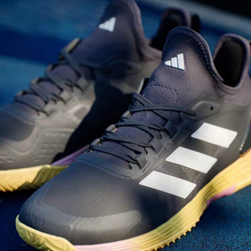 Giày Tennis Pickleball Adidas Adizero Ubersonic 4.1 | IF0446 Aurora Black / Zero Metalic / Spark