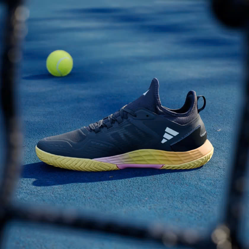 Giày Tennis Pickleball Adidas Adizero Ubersonic 4.1 | IF0446 Aurora Black / Zero Metalic / Spark