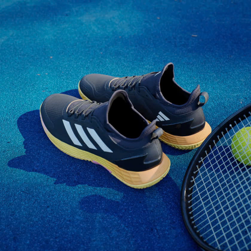 Giày Tennis Pickleball Adidas Adizero Ubersonic 4.1 | IF0446 Aurora Black / Zero Metalic / Spark