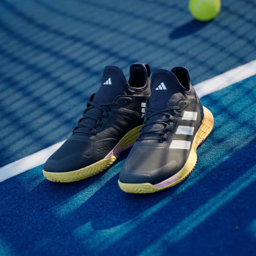 Giày Tennis Pickleball Adidas Adizero Ubersonic 4.1 | IF0446 Aurora Black / Zero Metalic / Spark