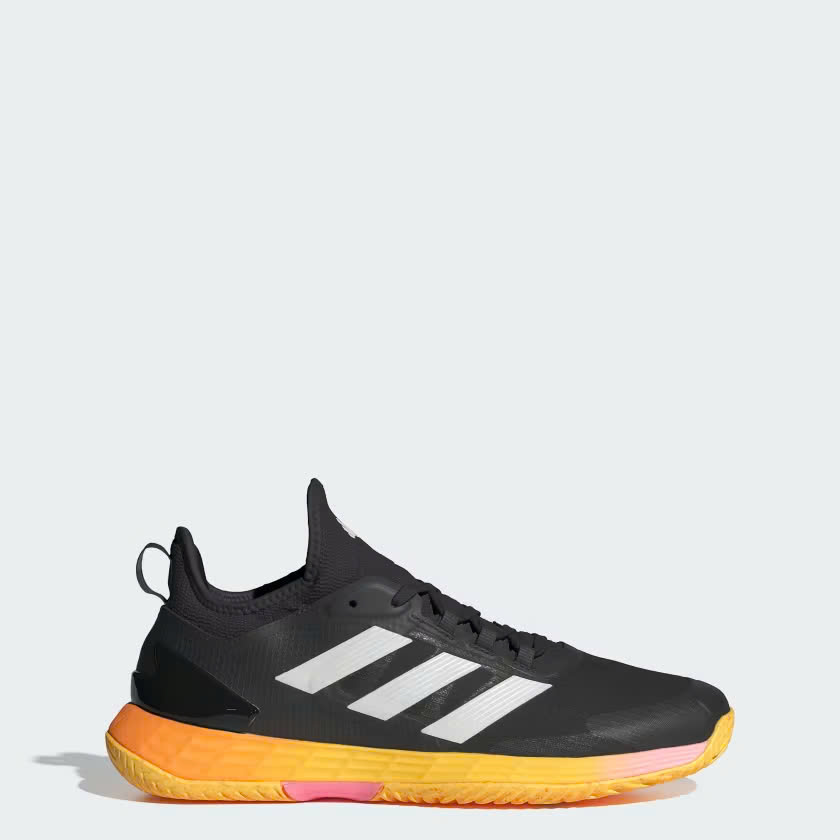 Giày Tennis Pickleball Adidas Adizero Ubersonic 4.1 | IF0446 Aurora Black / Zero Metalic / Spark