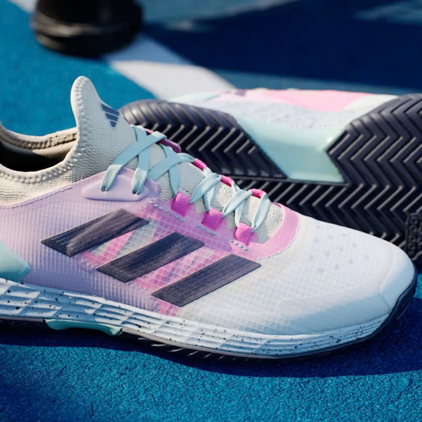 Giày Tennis Pickleball Adidas Adizero Ubersonic 4.1 | IF0445 / Crystal White