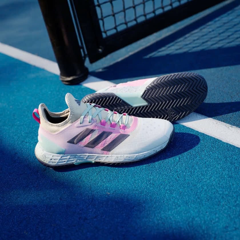 Giày Tennis Pickleball Adidas Adizero Ubersonic 4.1 | IF0445 / Crystal White