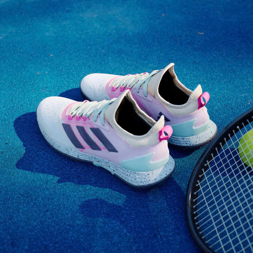 Giày Tennis Pickleball Adidas Adizero Ubersonic 4.1 | IF0445 / Crystal White