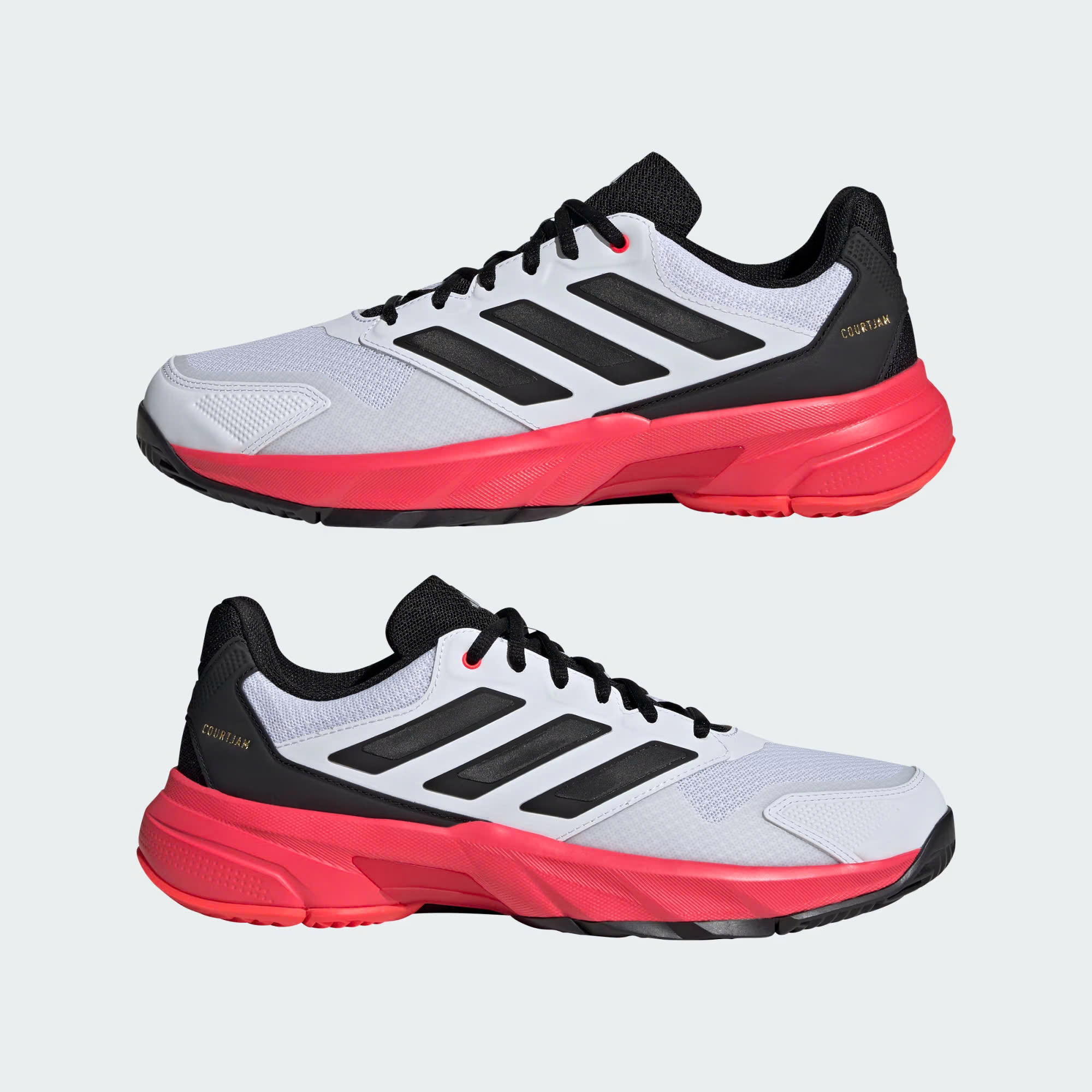 Giày Tennis Pickleball Adidas Courtjam Control 3 - Màu đỏ 2025