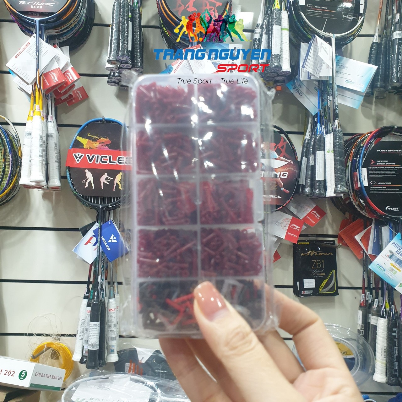 Hộp Gen Vợt Cầu Lông Lining  (Gen Vuông)