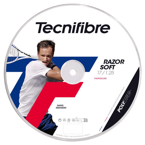 Dây Cước Tennis Technifibre Razor Soft (Sợi 12m/Cuộn 200m)