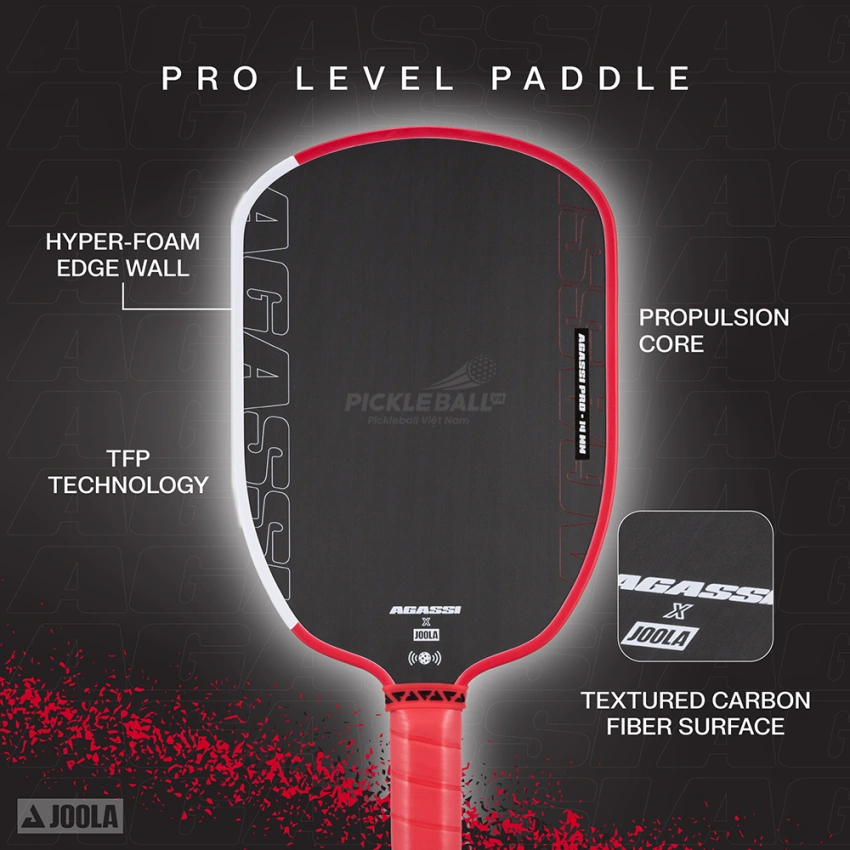 Vợt Pickleball Joola Agassi Pro 14mm | 300834