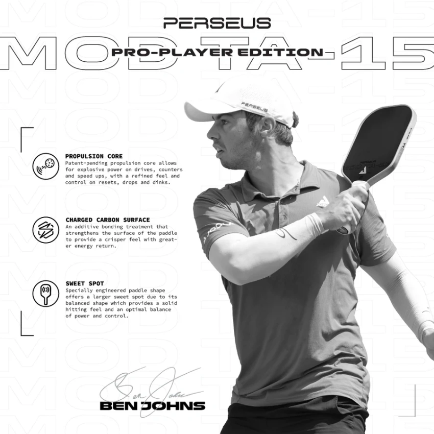 Vợt Pickleball Joola Perseus 14mm Mod TA-15 Pro Player Edition | 17164-G