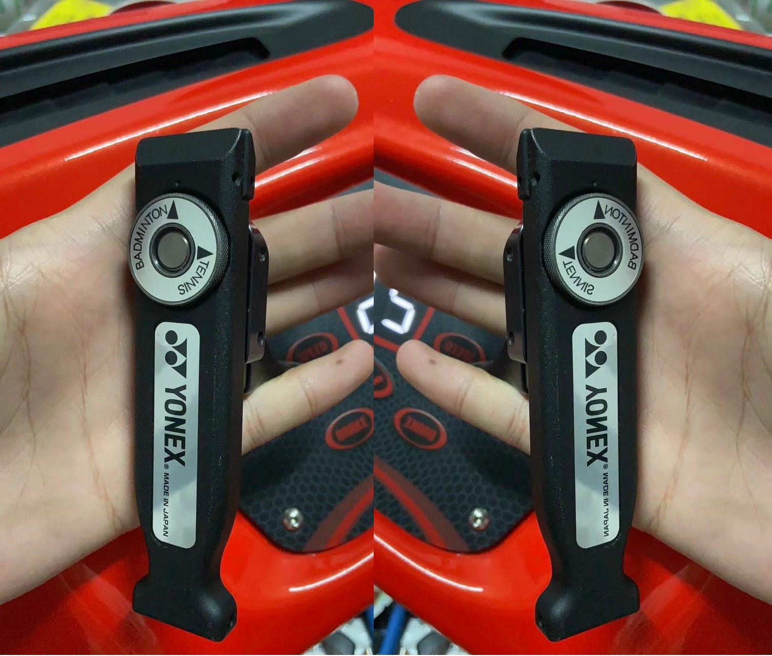 Kẹp Giữ Dây Vợt Cầu Lông Yonex Starting Clamp, Black AC618H