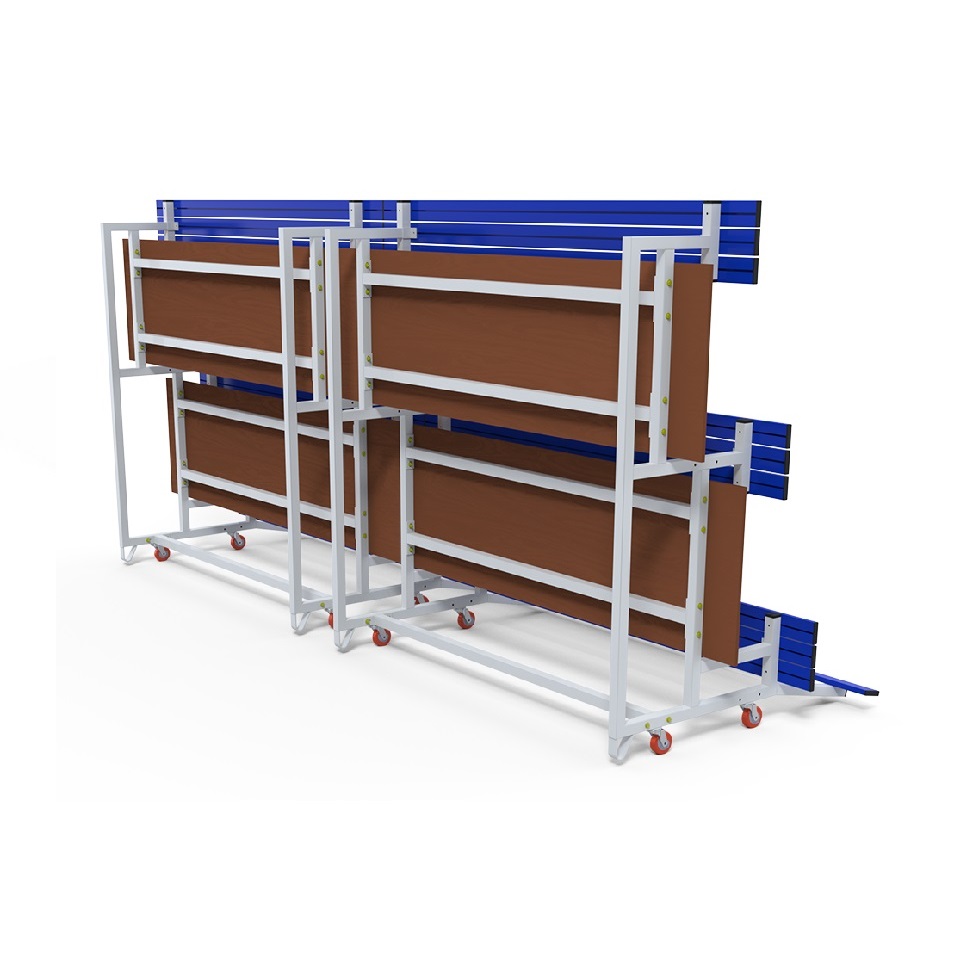 Khối Cầu Thang Di Động, 3 Hàng Ghế, Sức Chứa 12 Người Sodex Sport Mã Sản Phẩm S35630