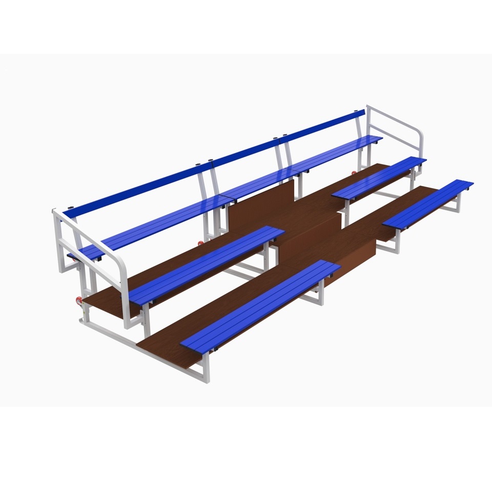 Khối Cầu Thang Di Động, 3 Hàng Ghế, Sức Chứa 12 Người Sodex Sport Mã Sản Phẩm S35630