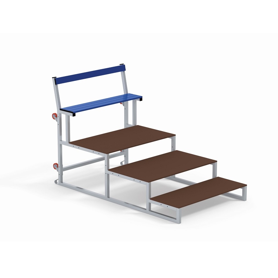 Khối Cầu Thang Di Động, 4 Hàng Ghế, Sức Chứa 2 Người Sodex Sport Mã Sản Phẩm S35641