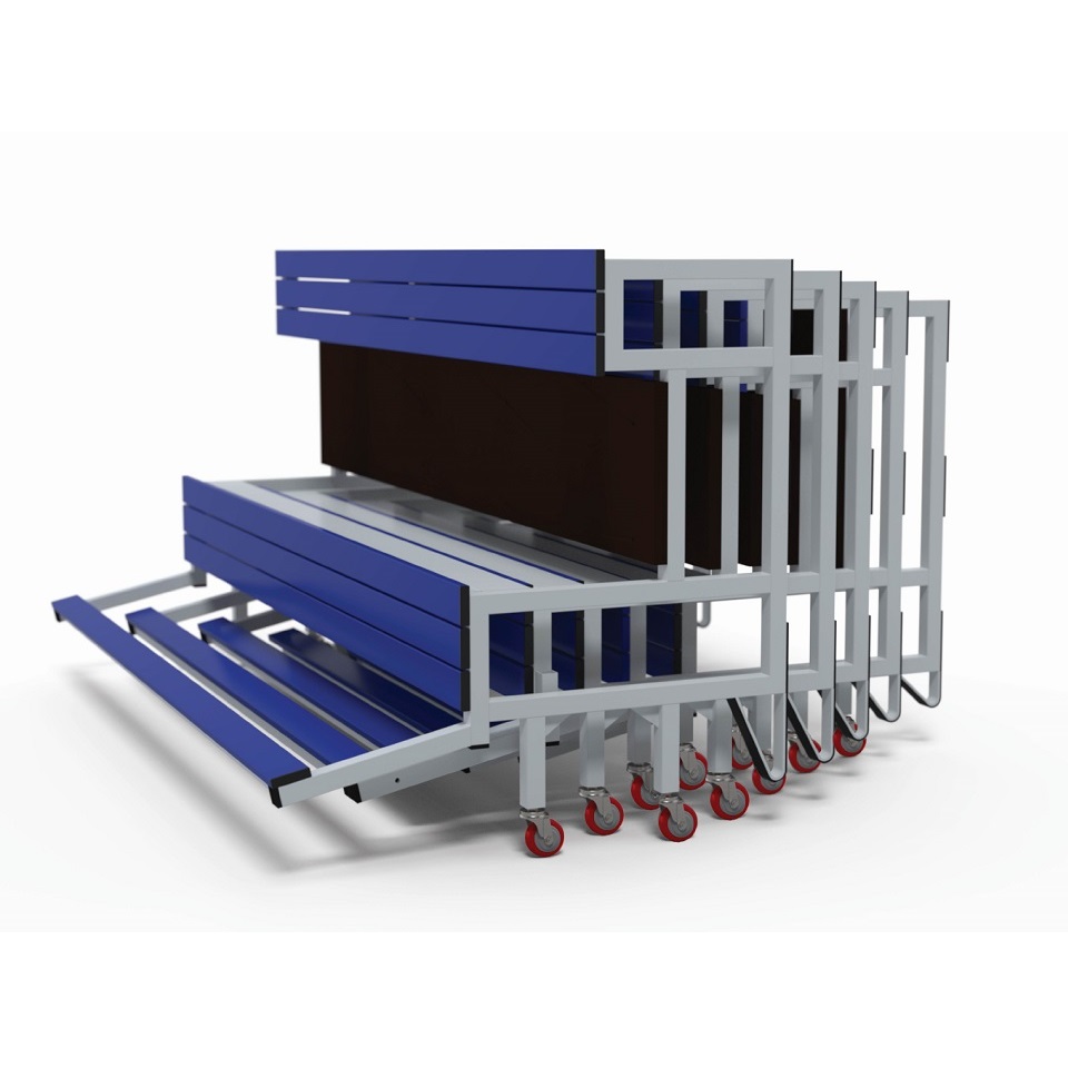 Khối Khán Đài Di Động Xếp 3 Hàng Ghế, Sức Chứa 47 Người Sodex Sport Mã Sản Phẩm S35530