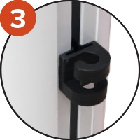 Khung Thành Bóng Đá 7 Người Đặt Nổi, Ống Nhôm Ø90MM, Có Gọng Khung Sau, Dùng Móc Treo Lưới Sodex Sport Mã Sản Phẩm S12156