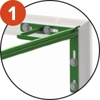 Khung Thành Bóng Đá 7 Người Đặt Nổi, Ống Thép Mạ Kẽm Ø80MM, Có Gọng Khung Sau, Dùng Móc Treo Lưới Sodex Sport Mã Sản Phẩm S12155