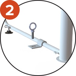 Khung Thành Bóng Đá Nhi Đồng 2M X 1.5M Đặt Nổi, Ống Thép Ø60MM, Dùng Móc Treo Lưới Sodex Sport Mã Sản Phẩm S12015