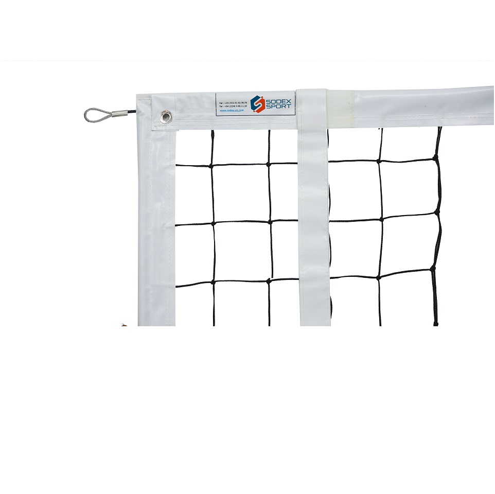 Lưới Bóng Chuyền Sợi BR Ø3mm, Băng Viền Xung Quanh PVC Trắng, Phù Hợp FIVB Sodex Sport Mã Sản Phẩm S30857