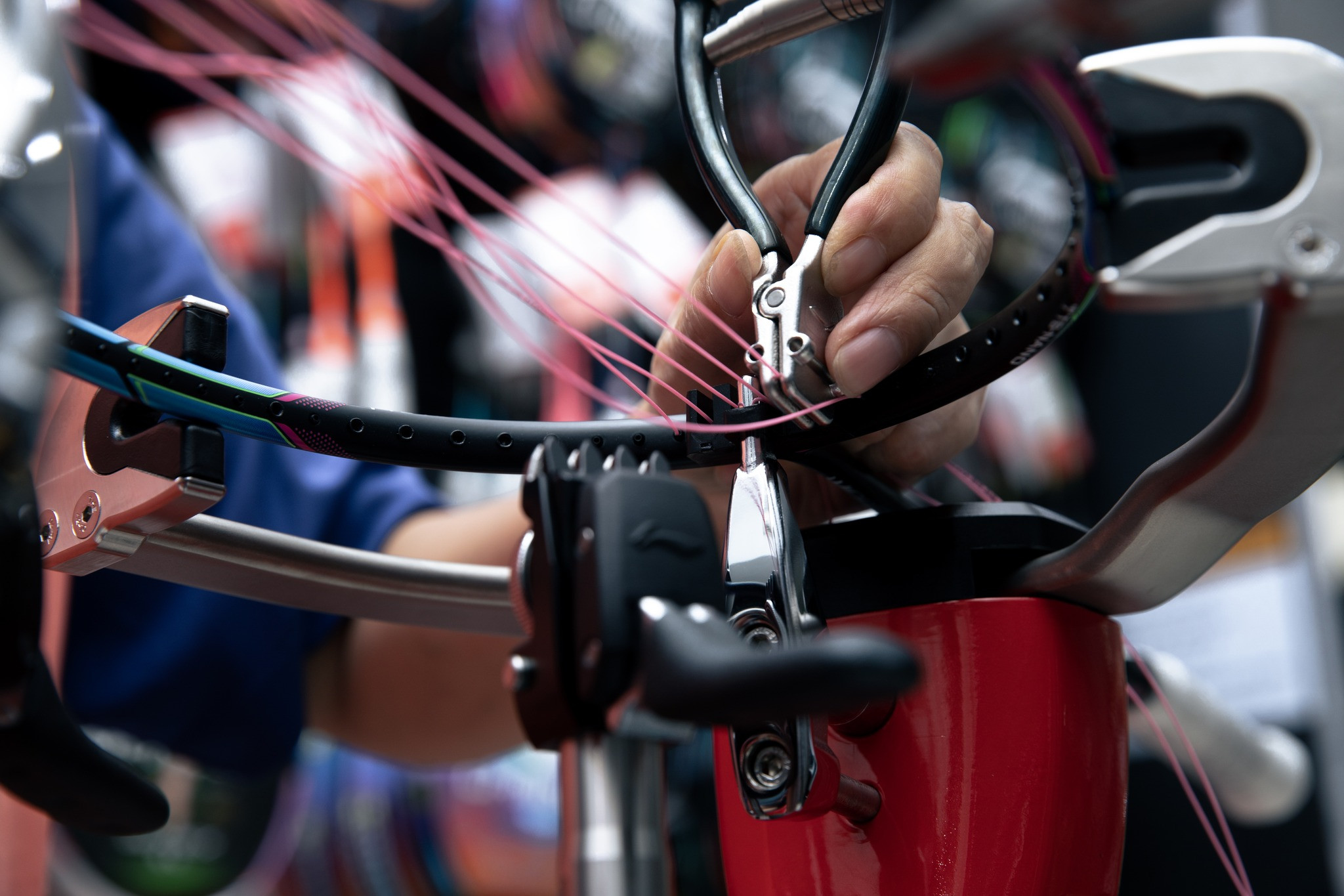 Máy Đan Vợt Điện Tử Li-Ning E5000 NEW 2024 | Chuyên Cầu Lông