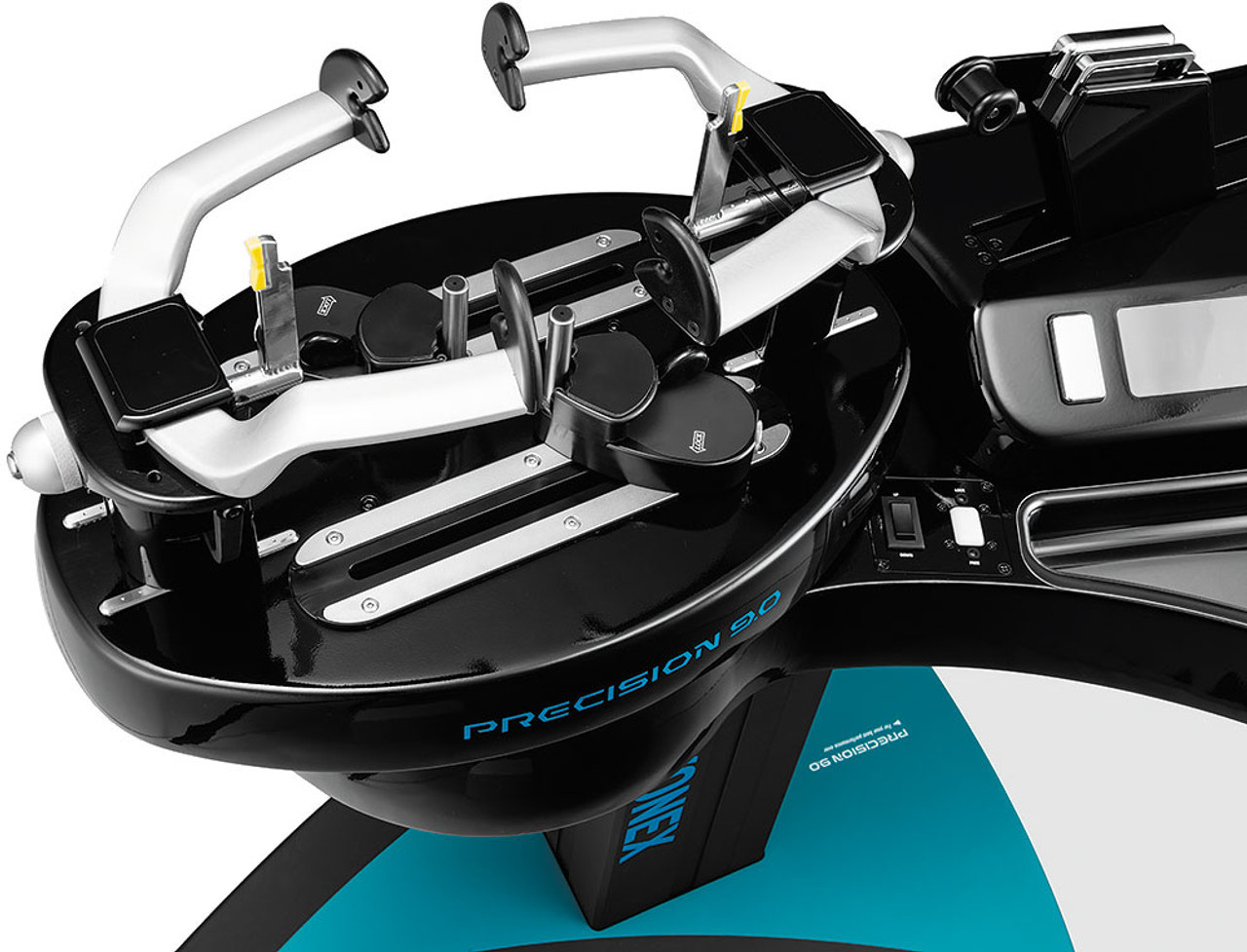 Máy Điện Tử Căng Vợt Yonex PRECISION 9.0 | Màu Đen Xanh