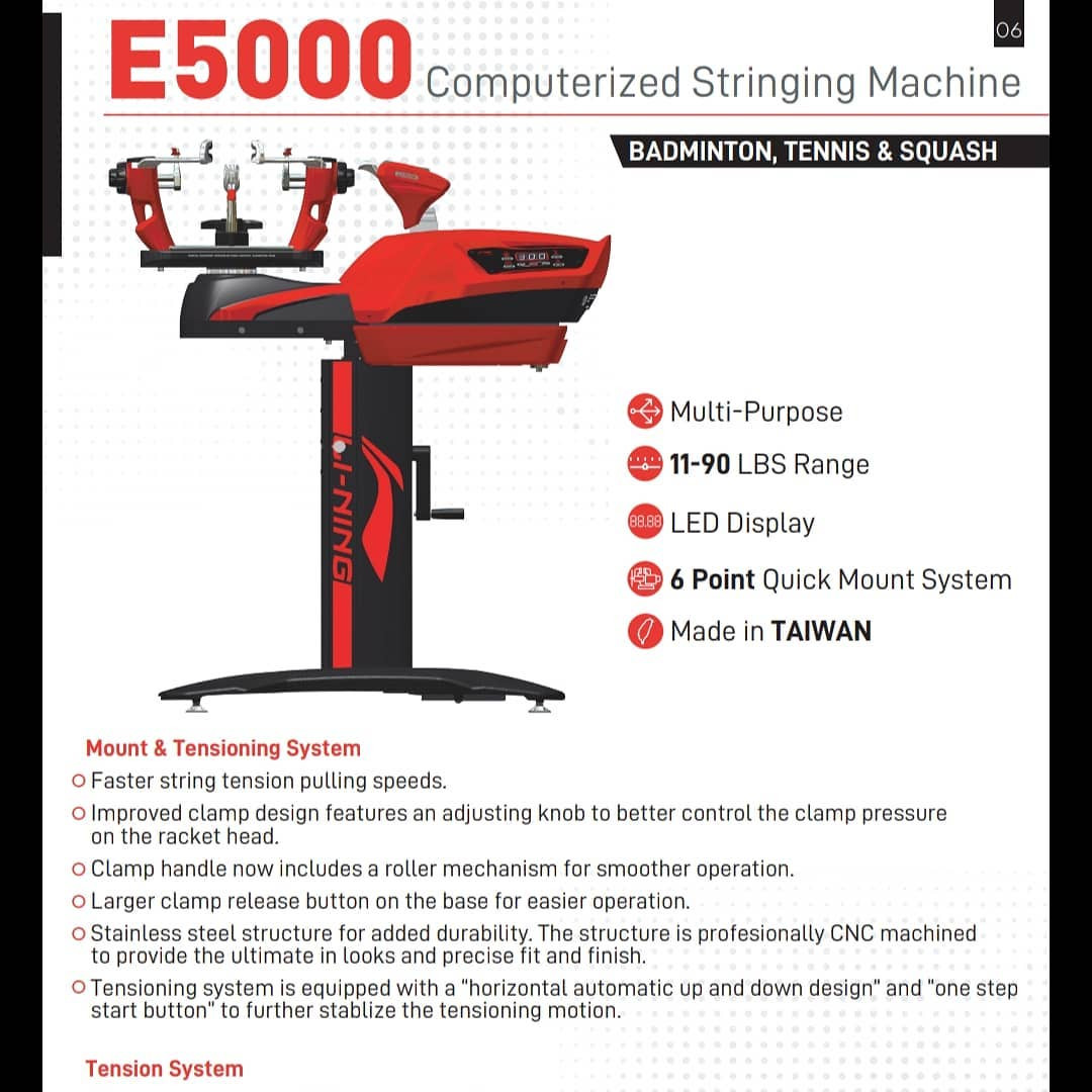 Máy Điện Tử Li-Ning E5000 Pro | Năm 2024