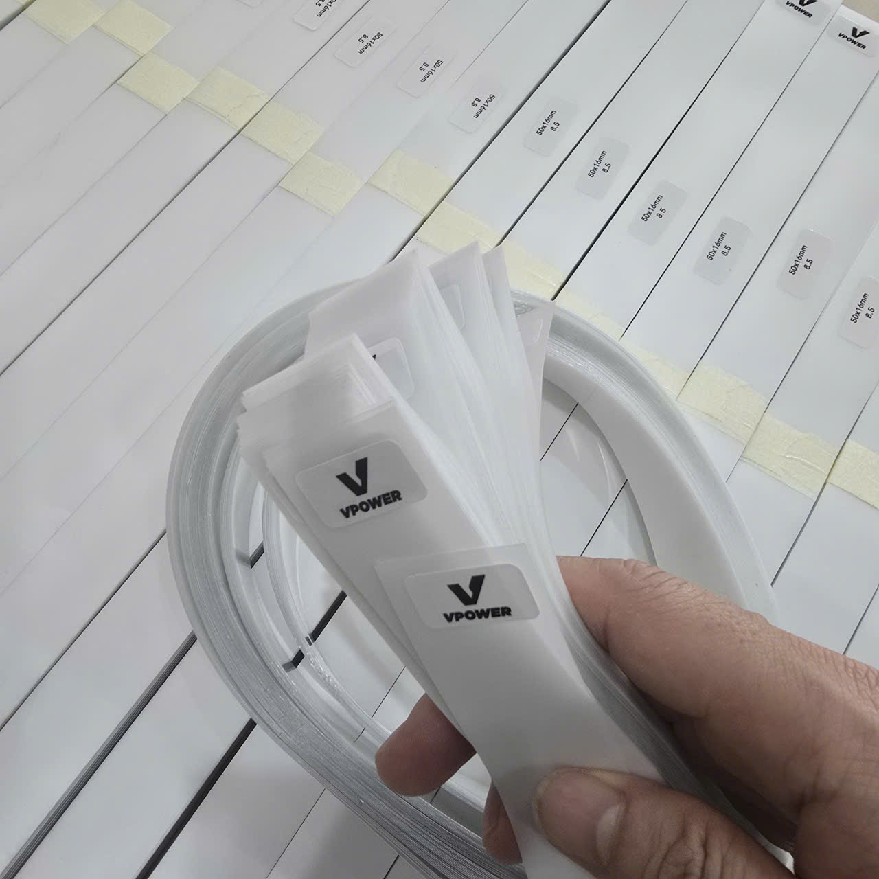 Miếng Dán Viền Vợt Pickleball Vpower PPF 50x16mm 8.5 Trong Suốt