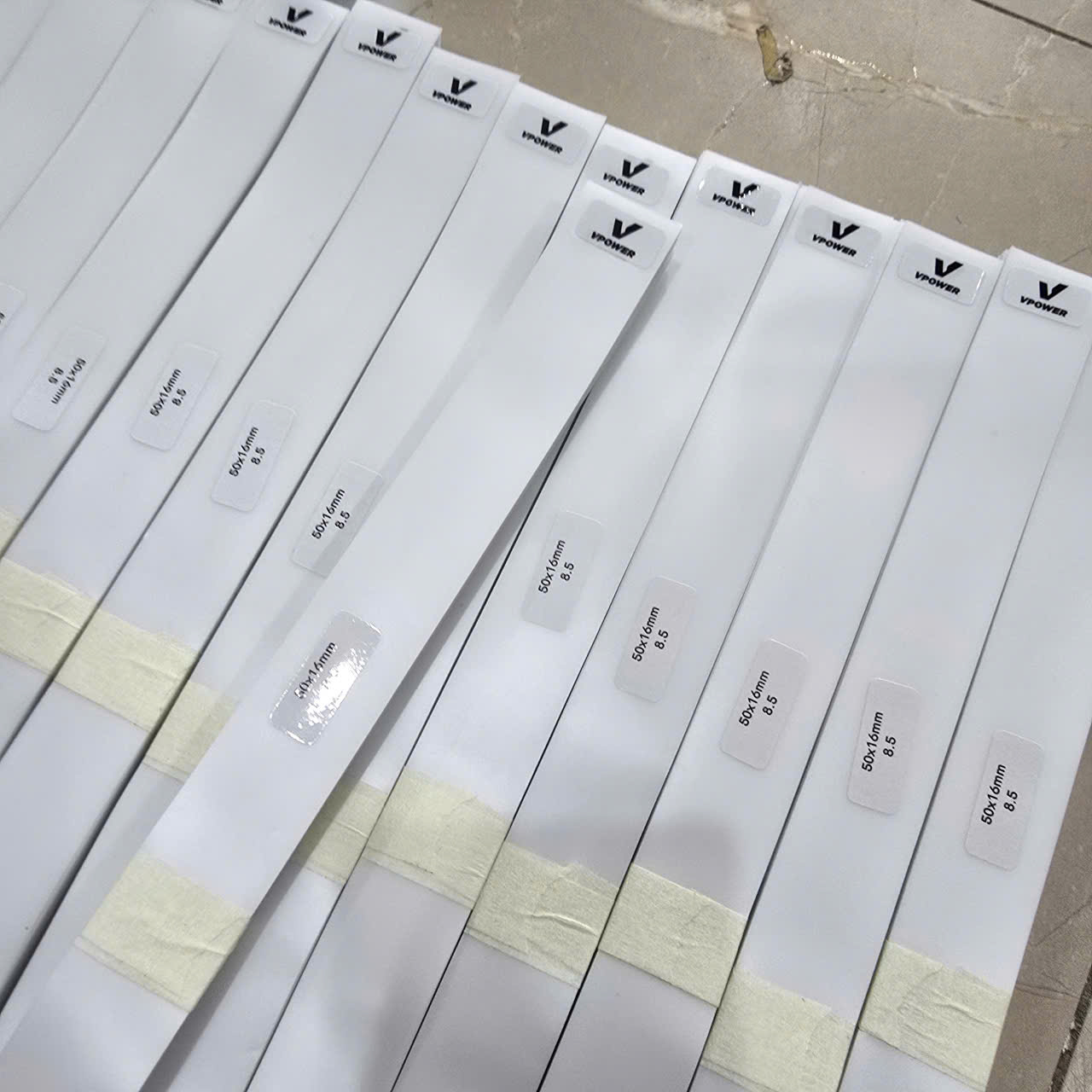 Miếng Dán Viền Vợt Pickleball Vpower PPF 50x16mm 8.5 Trong Suốt