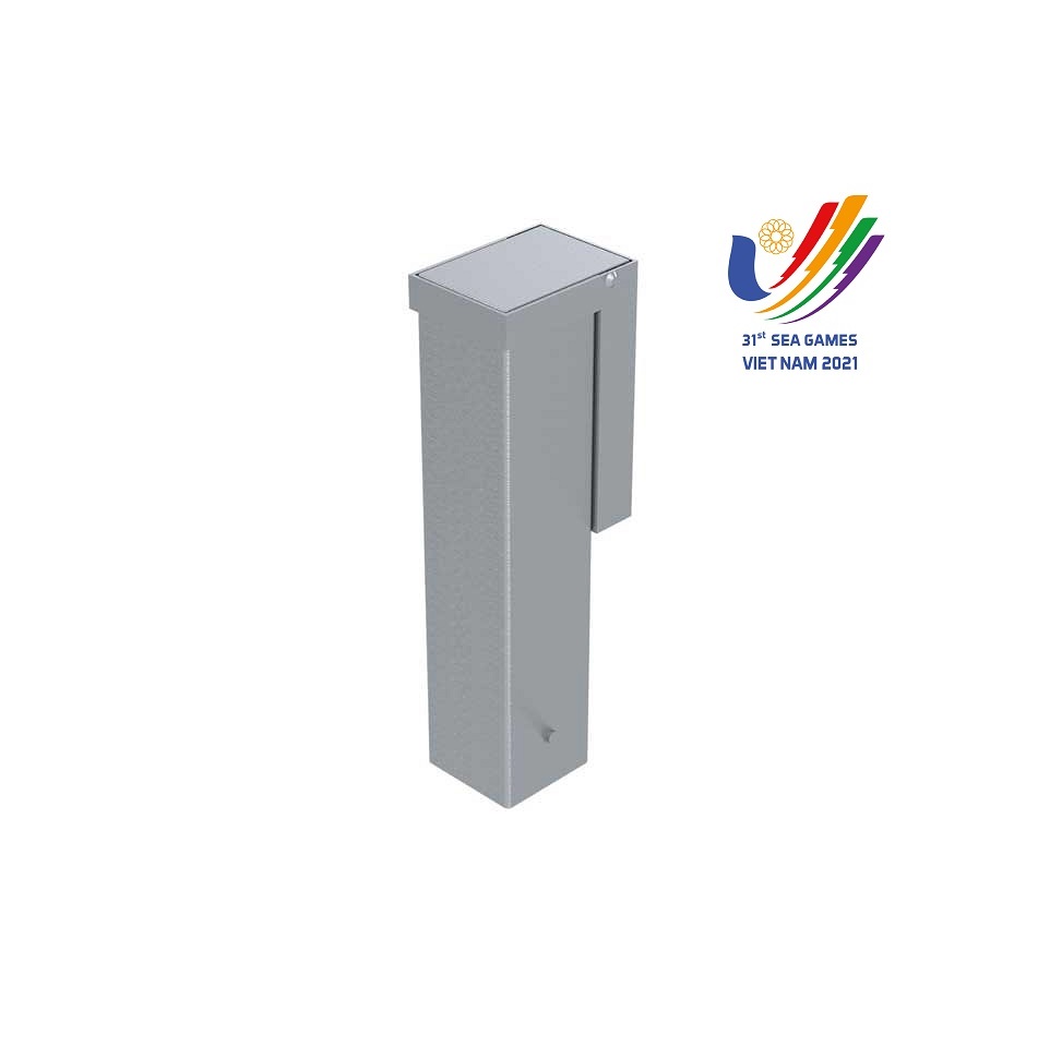 Nòng Chôn Nhôm Dùng Cho Trụ Tennis Vuông 80x80mm Sodex Sport Mã Sản Phẩm S25359BR