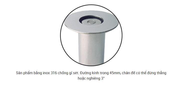 Nòng Chôn Trụ Móc Neo Dây Phao Hồ Bơi Sodex Sport Mã Sản Phẩm S40712