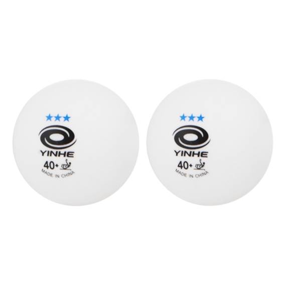 Quả Bóng Bàn Yinhe 40+ 3 sao Xanh Không Mối Nối – Trắng Xanh