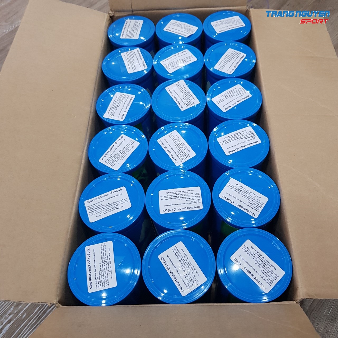 Bóng Tennis Dunlop AO  Hộp 4 Quả