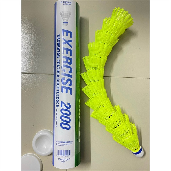 Quả Cầu Lông Nhựa Exercise 2000 K-2000 badminton feather shuttlecock