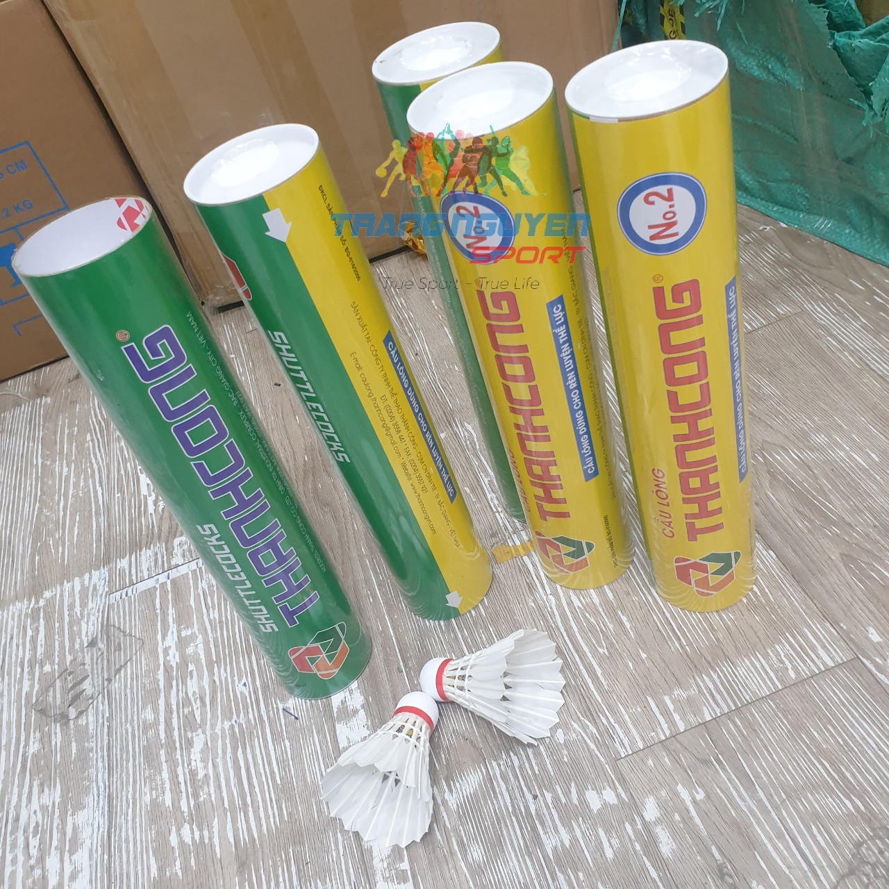 Quả Cầu Lông Thành Công No 2 - Hộp 10 Quả - Tập Luyện/Chơi Phong Trào