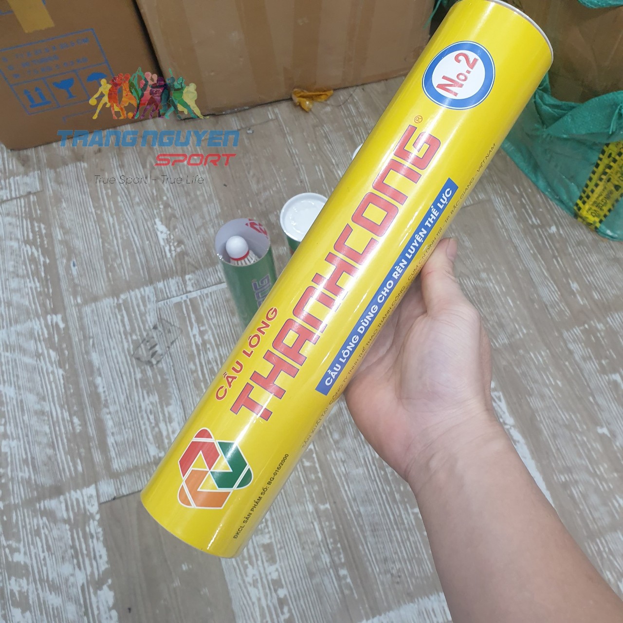 Thùng 50 Hộp Cầu Lông Thành Công No 2 - Tập Luyện/Chơi Phong Trào