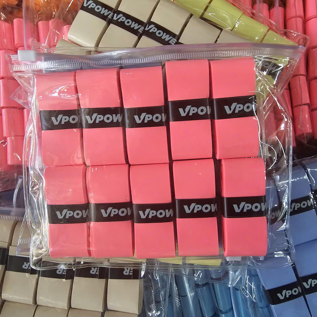 Quấn Cán Vợt Pickleball, Tennis, Cầu Lông Vpower VG200 Vỉ 10 Chiếc