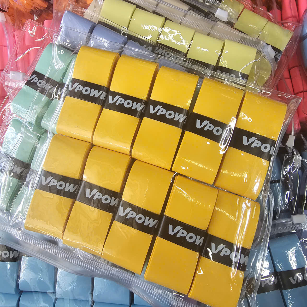 Quấn Cán Vợt Pickleball, Tennis, Cầu Lông Vpower VG200 Vỉ 10 Chiếc