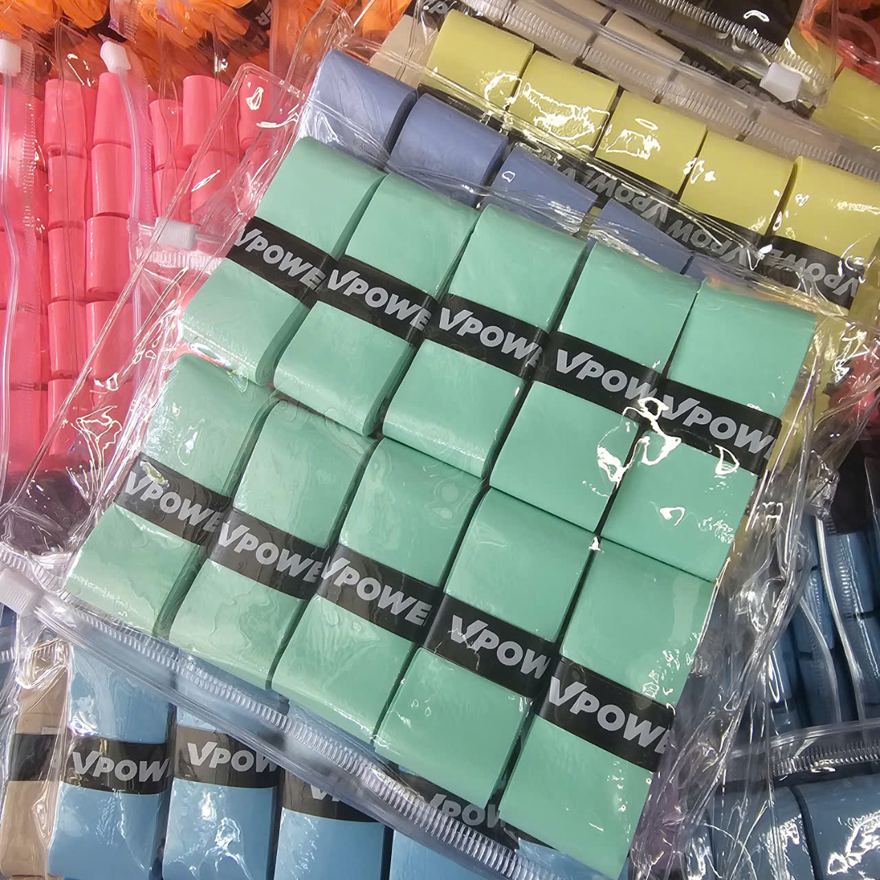 Quấn Cán Vợt Pickleball, Tennis, Cầu Lông Vpower VG200 Vỉ 10 Chiếc