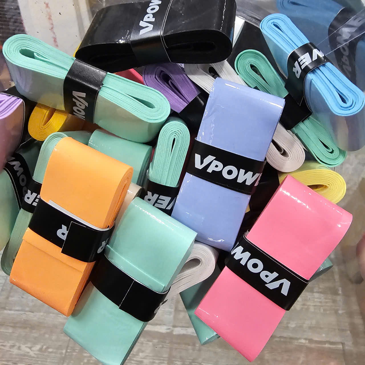 Quấn Cán Vợt Pickleball, Tennis, Cầu Lông Vpower VG200 Vỉ 10 Chiếc