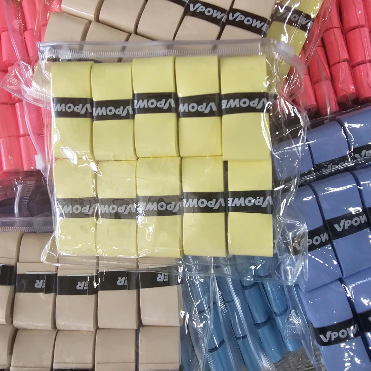 Quấn Cán Vợt Pickleball, Tennis, Cầu Lông Vpower VG200 Vỉ 10 Chiếc