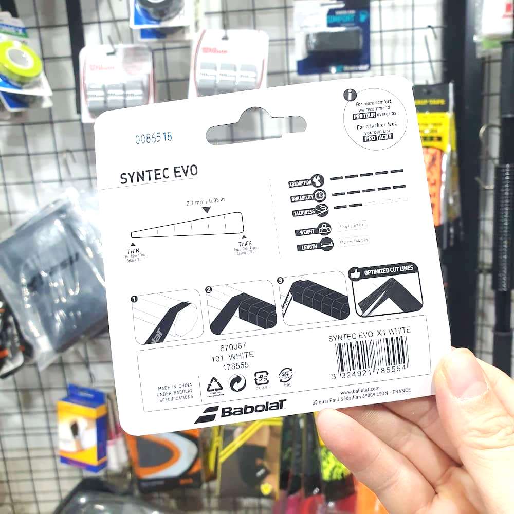 Quấn/Cuốn Cốt Vợt Tennis Babolat Syntec Evo ComFort