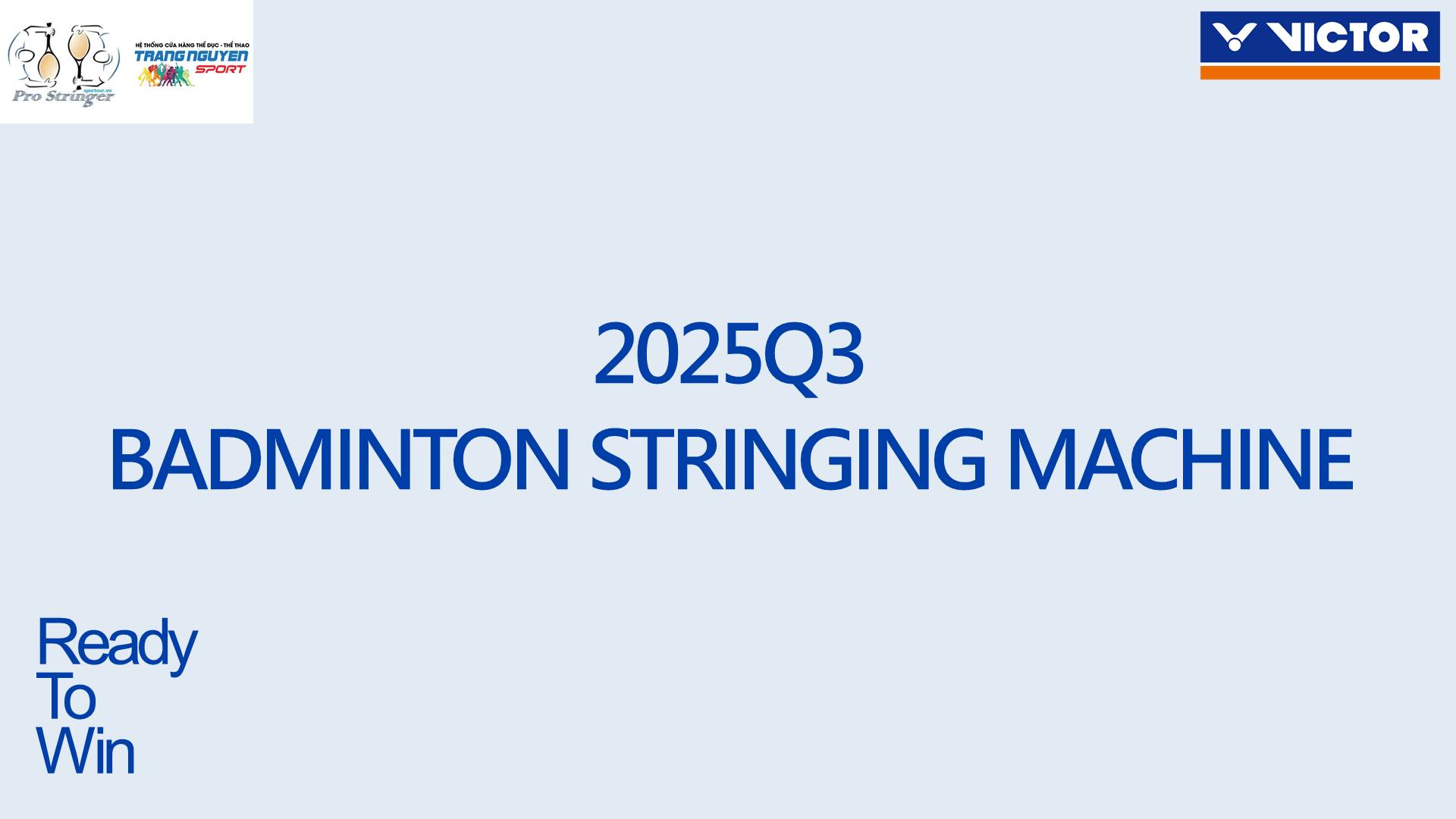 Máy Căng Vợt Victor C-7032 GT AF Màu Trắng/Xanh - Chuyên Cầu Lông