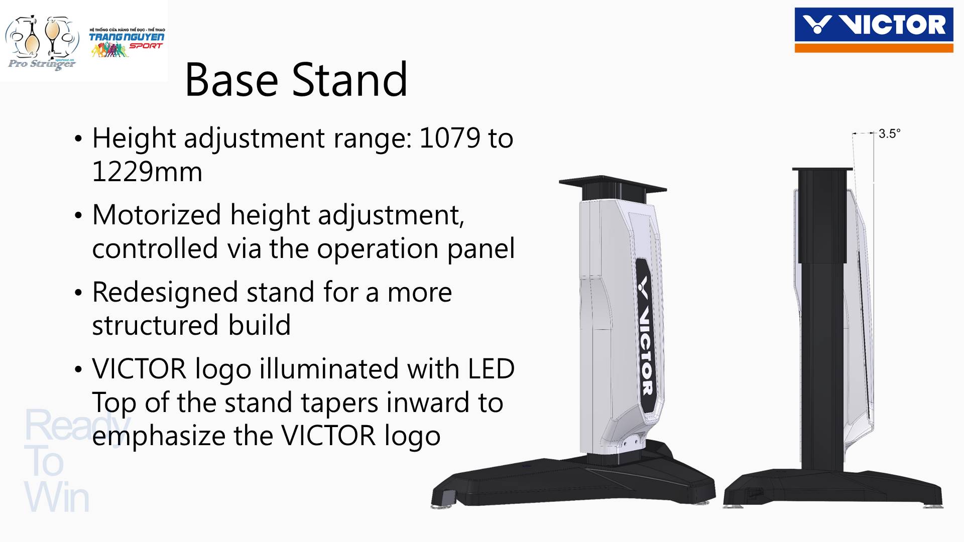 Máy Căng Vợt Victor C-7032 GT AF Màu Trắng/Xanh - Chuyên Cầu Lông