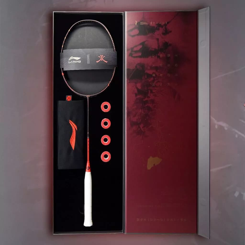 Set Vợt Cầu Lông Li-Ning phiên bản Hoả 4U | AYPT063-4