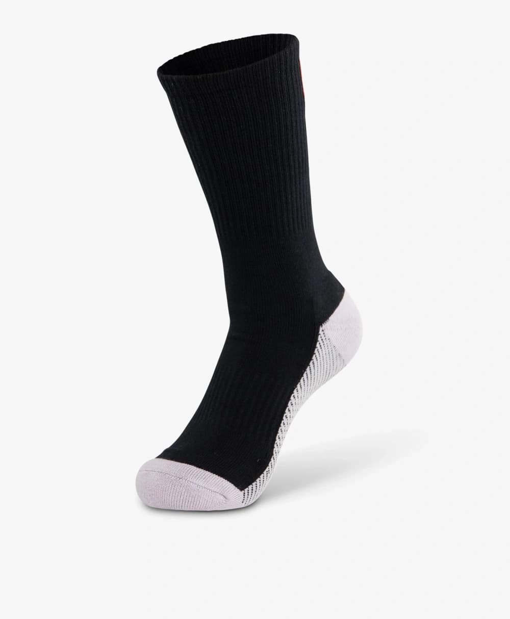Tất Chơi Pickleball Phối Màu Đen Xám - Gearbox Crew Socks
