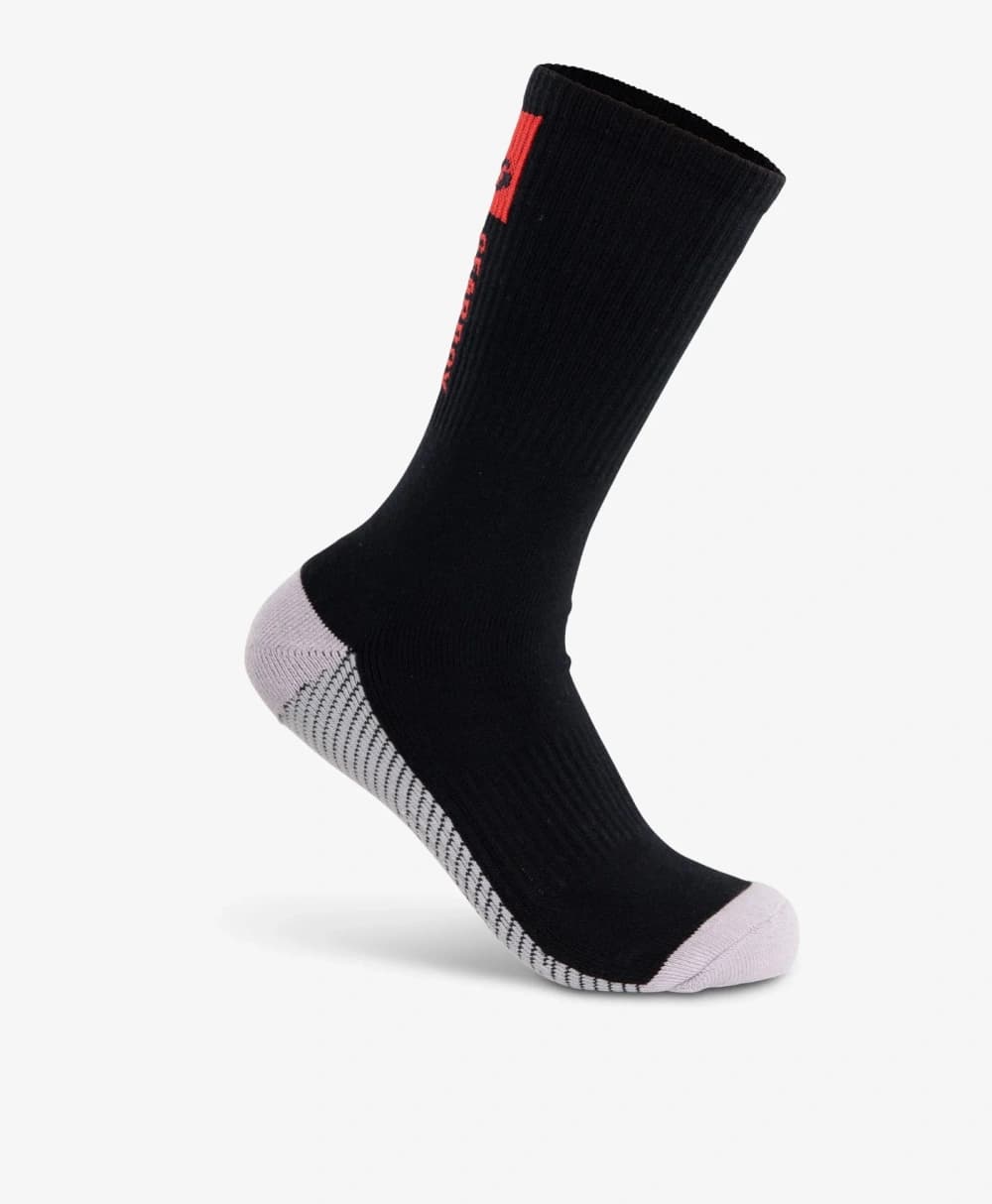 Tất Chơi Pickleball Phối Màu Đen Xám - Gearbox Crew Socks