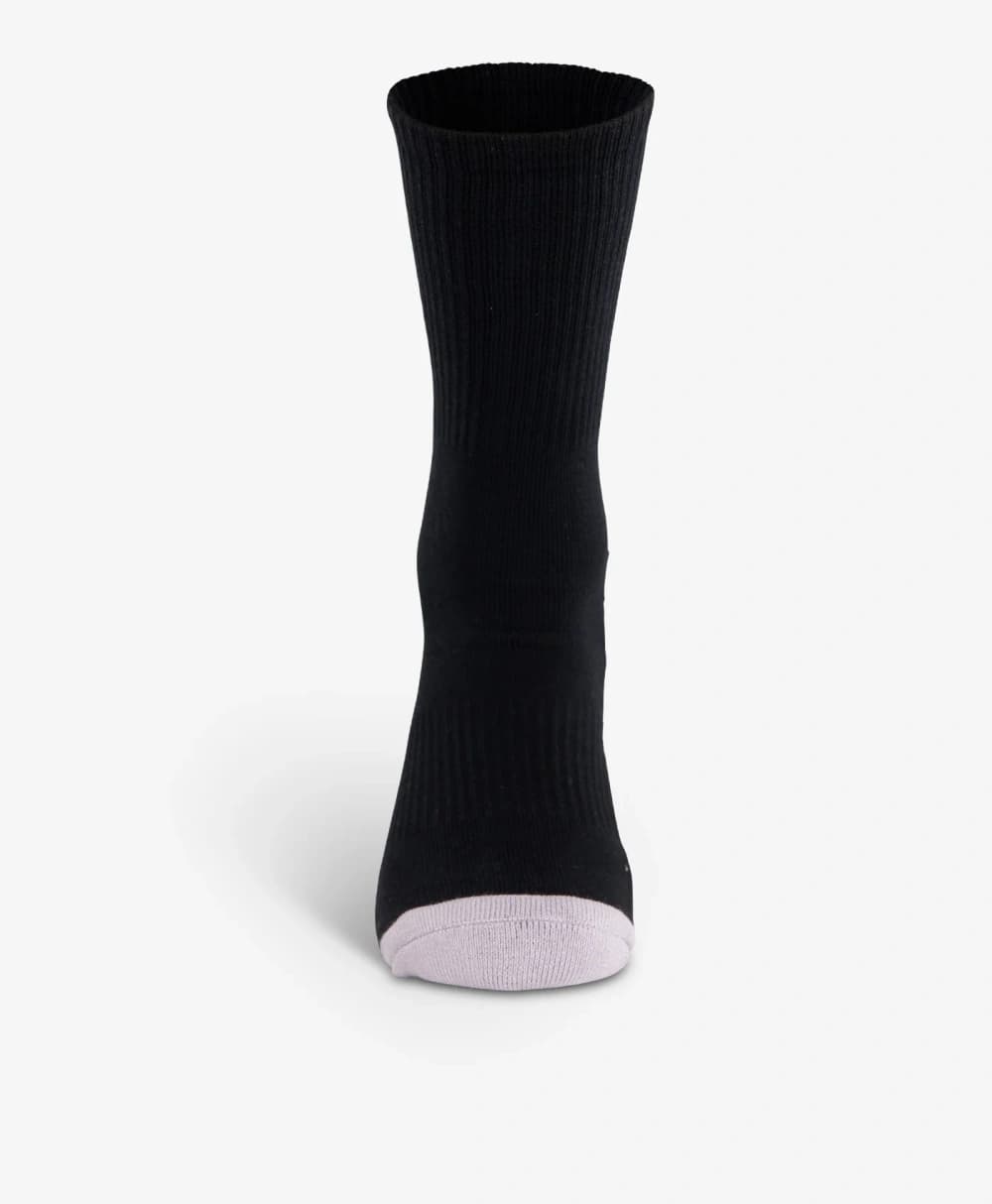 Tất Chơi Pickleball Phối Màu Đen Xám - Gearbox Crew Socks