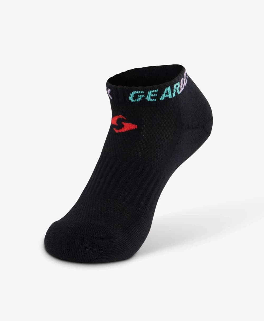 Tất Chơi Pickleball Phối Màu Đen Xanh Tím Đỏ - Gearbox No-Show Socks